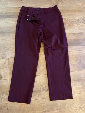 Ann Taylor Women's Burgundy Dress Pants